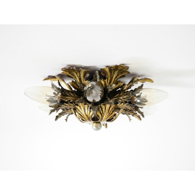 Hollywood Regency Italian Ceiling Lamps by Banci Firenze, Italy, 1960s For Sale - Image 3 of 18
