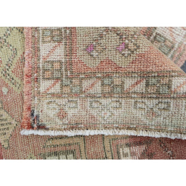 Textile Turkish Mini Rug Oriental Hand Knotted Vintage Rug 1'9" x 3'2" #16895 For Sale - Image 7 of 8