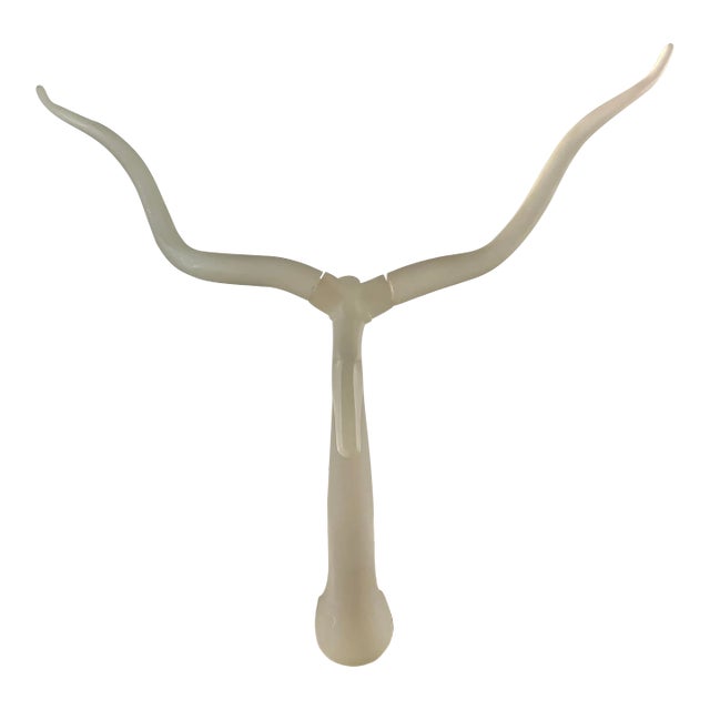 Mid-Century Lucite Ram’s Head Sculpture For Sale