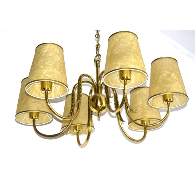 Viennese Modernist Chandelier by Josef Frank, 1930s For Sale - Image 6 of 9