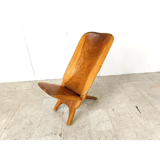 Vintage African Birthing Chair, 1960s For Sale - Image 4 of 11
