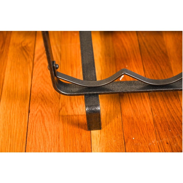 Metal Vintage French Country Style Wrought Iron Wine Racks—Set of Three For Sale - Image 7 of 9