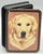Russian Lacquer Papier Mache Box With Golden Retriever Dog Portrait For Sale - Image 4 of 12