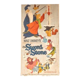 1973 Sword in the Stone, Tom Sawyer Original Posterboard For Sale