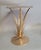 Palecek Contemporary Sculptural Aloe Plant Champagne Gold Accent Table For Sale - Image 4 of 8