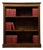 Antique Early 20th Century English Edwardian Oak Open Bookcase For Sale