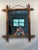 1920s French Faux Bamboo Wooden Wall Mirror For Sale - Image 9 of 11