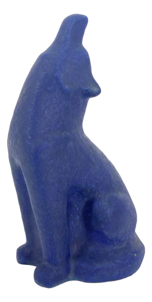 Wolf Figure by Dietmar Liedke / Karlsruhe Majolika for VW Wolfsburg, 1989