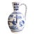 19th Century Dutch Delft Faience Chinoiserie Pitcher Ewer With Figures For Sale
