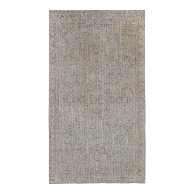 Hand Knotted Wool Turkish Sparta Rug 4'7'' X 8'7'' For Sale