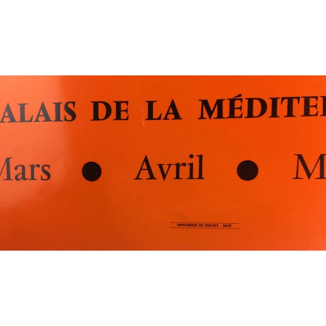 1970s Original Charles Camoin Art Exhibiton Poster For Sale - Image 4 of 7