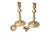 Brass Swirl Candlestick Holders by Colonial Williamsburg, a Pair For Sale - Image 4 of 5
