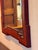 Red Chinoiserie Mirror With Painted Pagoda Crest For Sale - Image 6 of 8