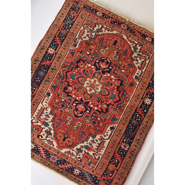 1920s Vintage Mona Rug , 3.6 x 4.3 For Sale - Image 5 of 9