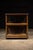 Oak mercantile display case on casters. This piece features mirrored doors on the top half of the case. Top and bottom...