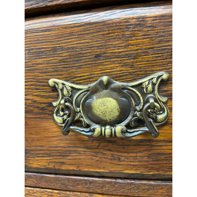 Brown Antique Welsh Oak Dresser Hutch For Sale - Image 8 of 9
