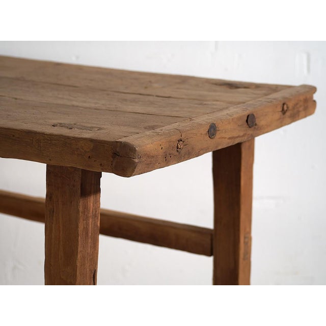 Antique Primitive Style Console Table, 1920s For Sale - Image 13 of 15