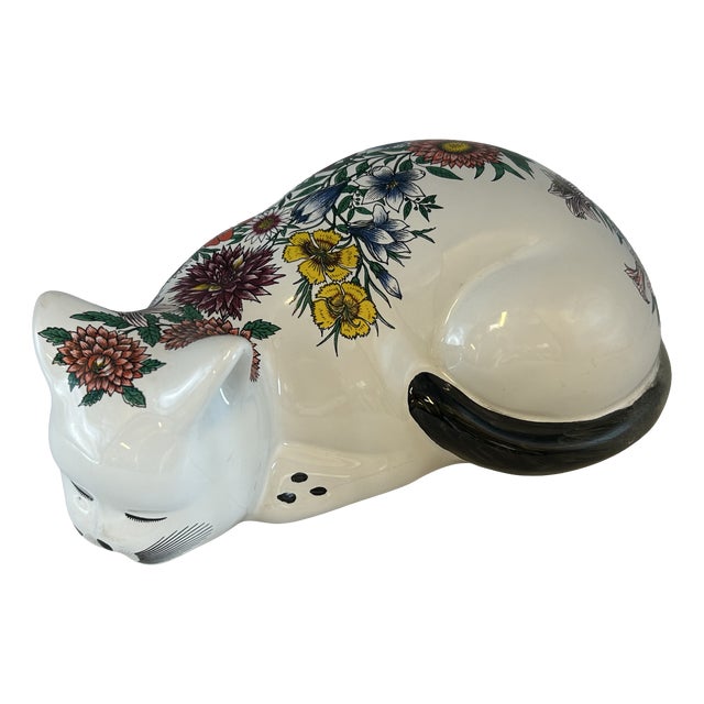 Piero Fornasetti, Cat, 1960s, Porcelain For Sale