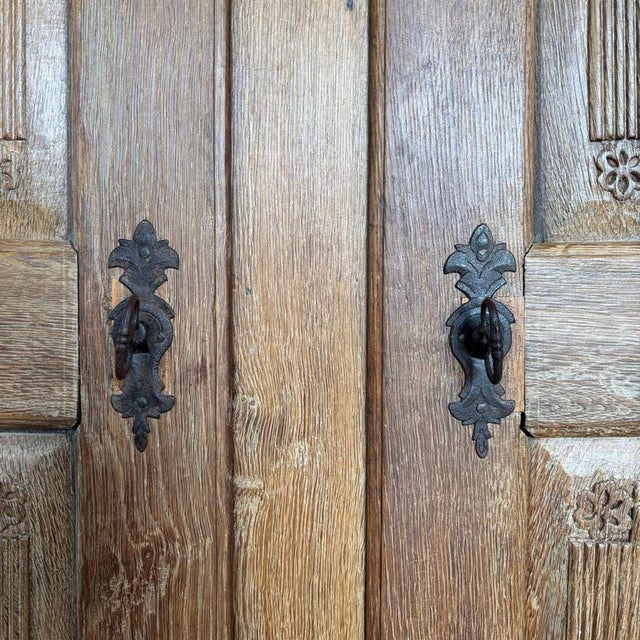 Antique Oak Cupboard, Germany, 1836 For Sale - Image 9 of 18