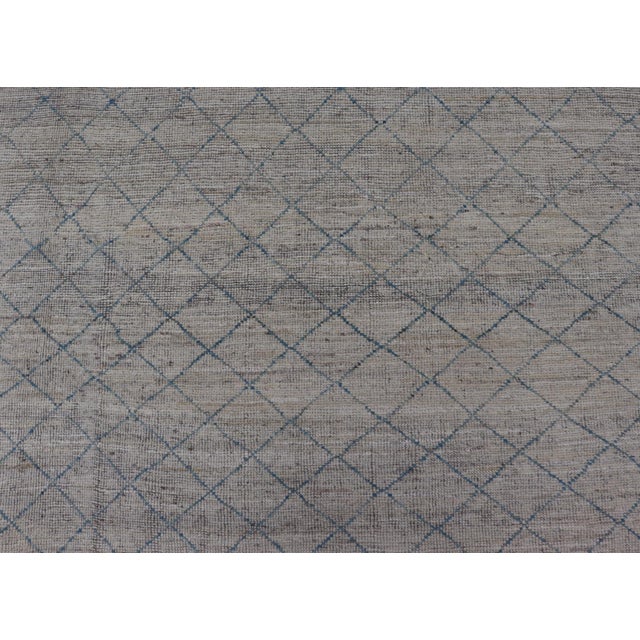 Textile Hand-Knotted Wool Rug by Keivan Woven Arts Diamond Design 10'2 X 13'6 For Sale - Image 7 of 11