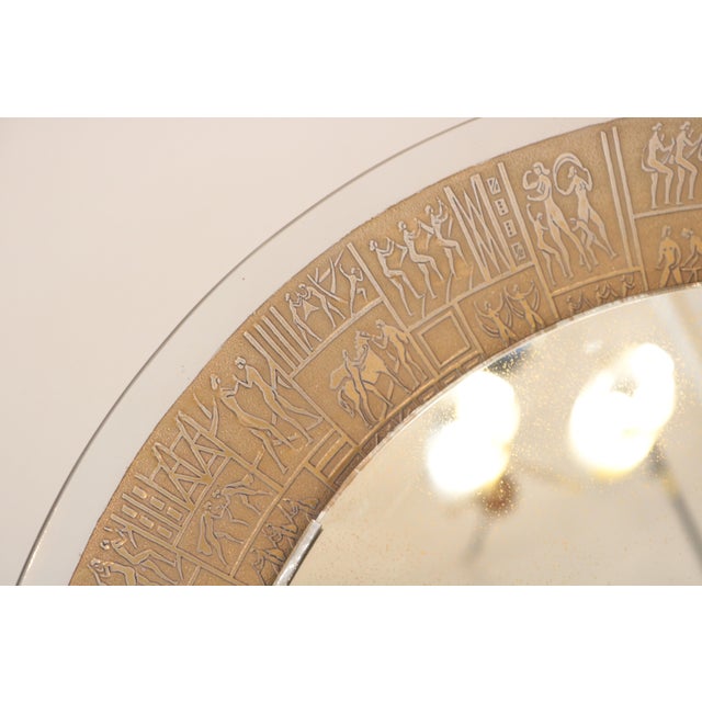 1960s Fine Modernist Backlit Mirror by M. Furgieri For Sale - Image 18 of 18