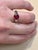 3.5 Carat Cushion Treated Ruby 14 Karat White Gold Ring For Sale - Image 4 of 18
