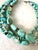 American Vintage Turquoise Multi-Strand Necklace For Sale - Image 3 of 3