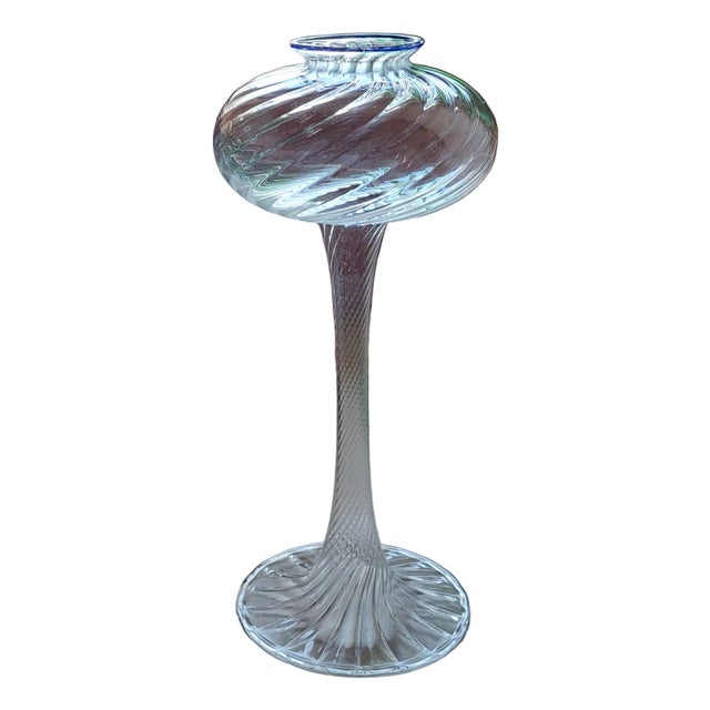 Italian Glass Candlestick from La Murrina, 1960s For Sale