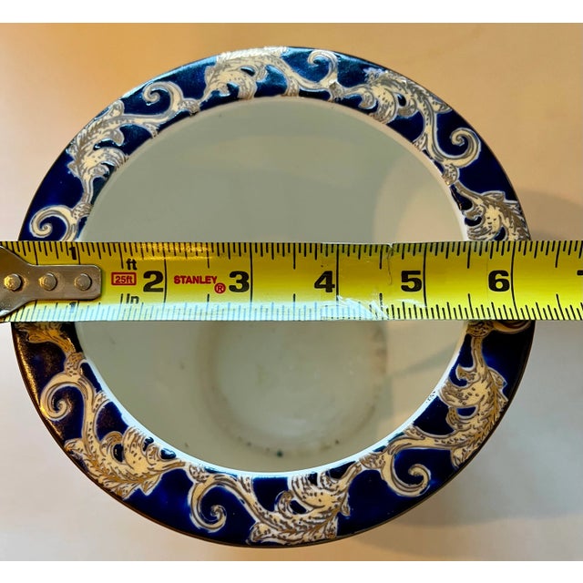 Mid 20th Century Chinoiserie Hunters Porcelain Jardiniere / Cachepot For Sale - Image 12 of 12