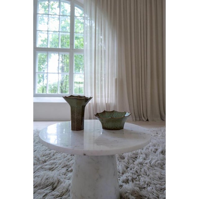 These wonderful pieces are made at Rörstand Sweden. Vase and bowl by Bertil Lundgren. 1970s. They really give and artistic...