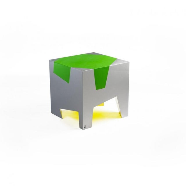 Sissi Stackable Totem Seats in Powder-Coated Aluminum by Altreforme, Set of 5 For Sale - Image 11 of 13