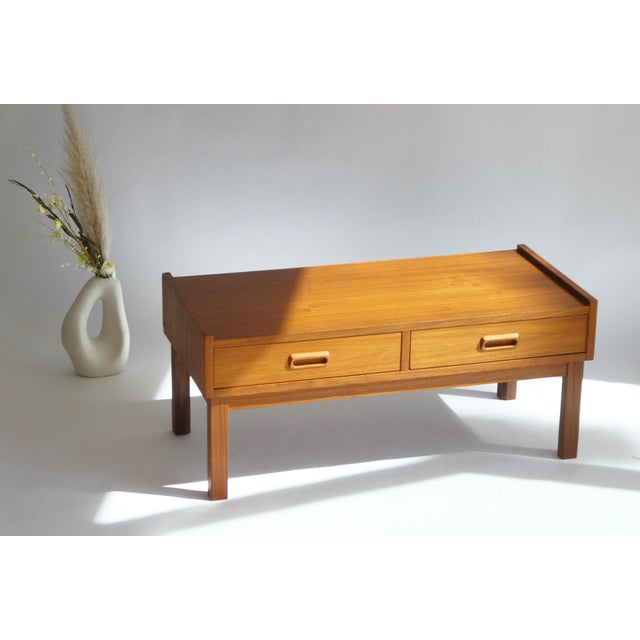 Mid-Century Teak Danish Low Board, 1960s For Sale - Image 13 of 13