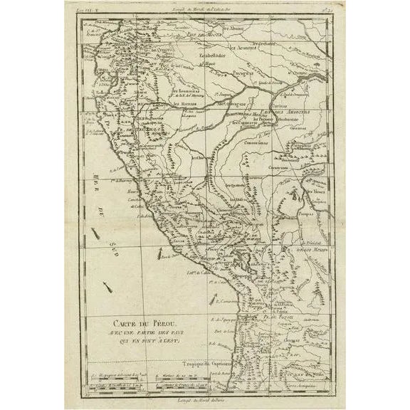 Map of the Western Coast of South America, 1780 For Sale - Image 5 of 5