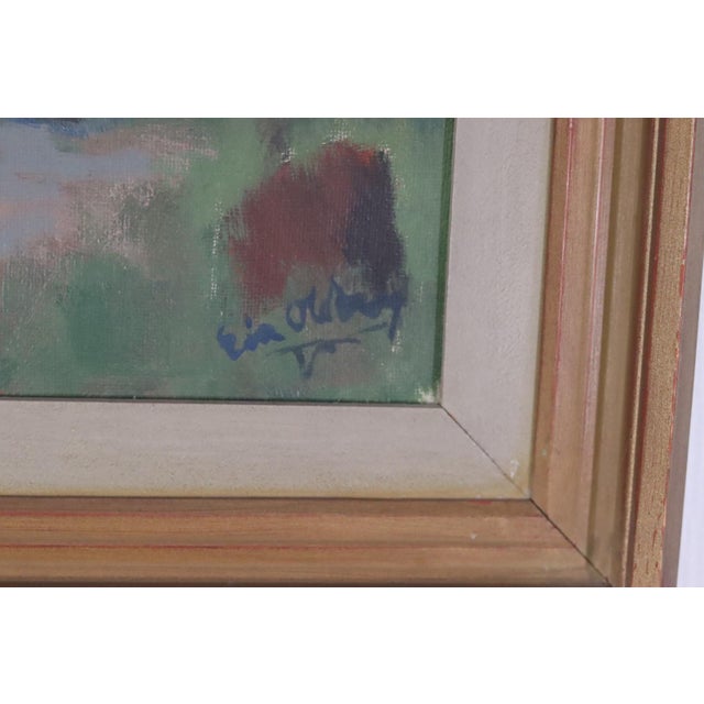 Erik Oldberg, Cottage, 1950s, Oil on Canvas, Framed For Sale - Image 12 of 16