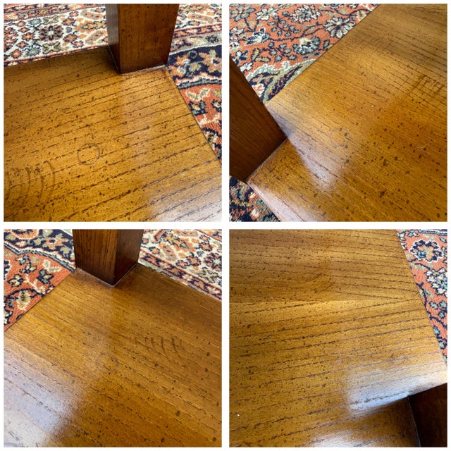 Vintage Dixie Campaigner Collection Campaign Pecan 1 Drawer Nightstand With Open Shelf For Sale - Image 14 of 14