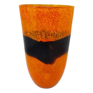 Vase in Murano Glass by Ca Dei VetraiItaly, 1970s For Sale