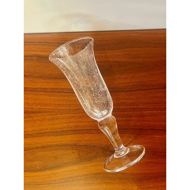 Art Glass Glassware from Biot, France, Set of 6 For Sale - Image 4 of 6