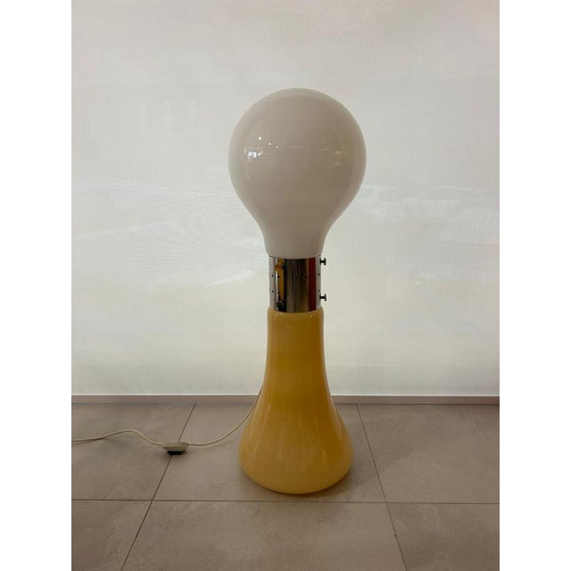 Beautiful Birillo lamp by Nasòn for Mazzega glassworks This piece is attributed to the mentioned designer/maker. It has no...