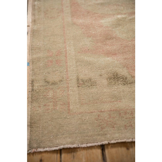 Vintage Distressed Oushak Rug Runner - 2'9" x 5'1" For Sale In New York - Image 6 of 9