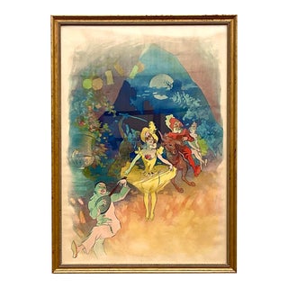 Vintage Boho French Poster After Toulouse-Lautrec For Sale