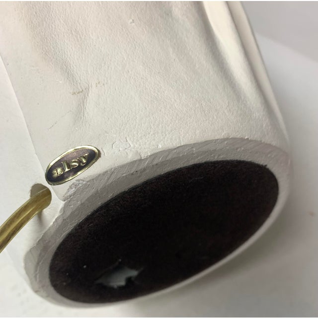 Late 20th Century Postmodern Draped Plaster Lamp After John Dickinson Trompe l'Oeil For Sale - Image 5 of 8