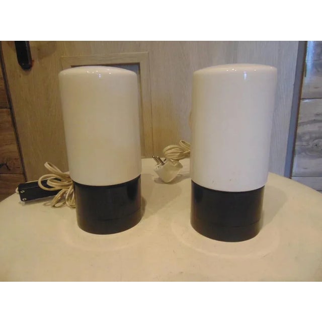 Black Vintage Wall Lamp from Napako, 1960s For Sale - Image 8 of 9