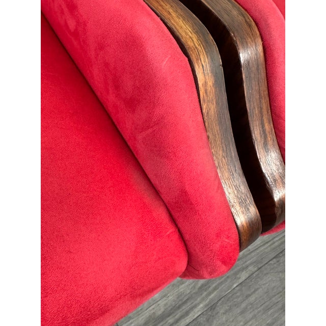 Rosewood Armchairs in the style of Zanuso for Arflex, 1960s, Set of 2 For Sale - Image 14 of 18