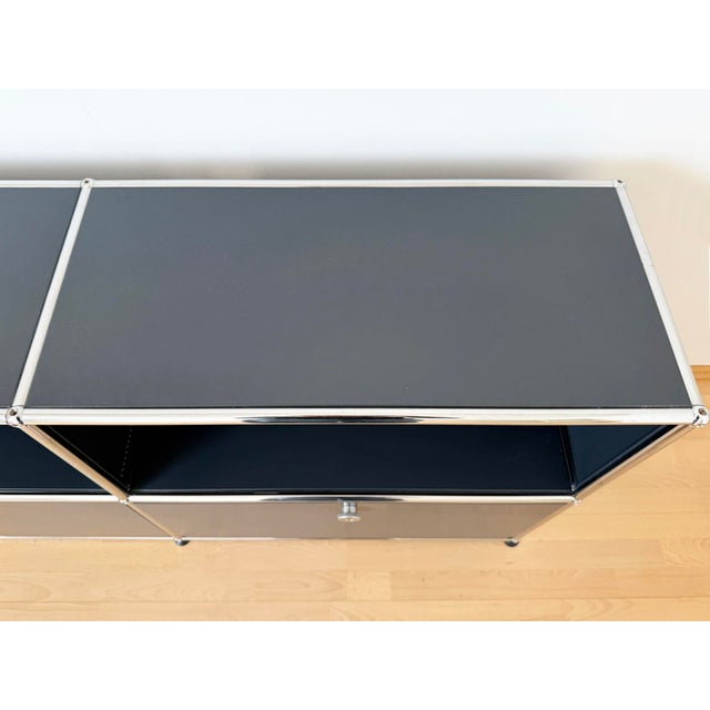 Gray Vintage Sideboard by Fritz Haller for USM Haller, 2000s For Sale - Image 8 of 16
