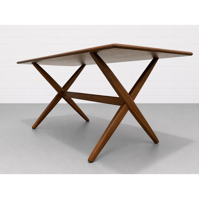 Simple + Sleek Mid Century Modern Teak Coffee Table For Sale - Image 4 of 9