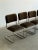 1970s Cantilever Dining Chairs in Brown Chenille - Set of 4 For Sale - Image 13 of 14