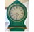 Swedish antique mora clock dating from early/mid-1800s featuring green paint with gold detail painted on the body and it...