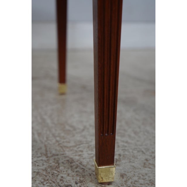 Pair of Baker Mahogany Drop Leaf Pembroke Tables For Sale - Image 10 of 18