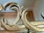 Gold Vintage Giltwood Reeded Mirror For Sale - Image 8 of 10