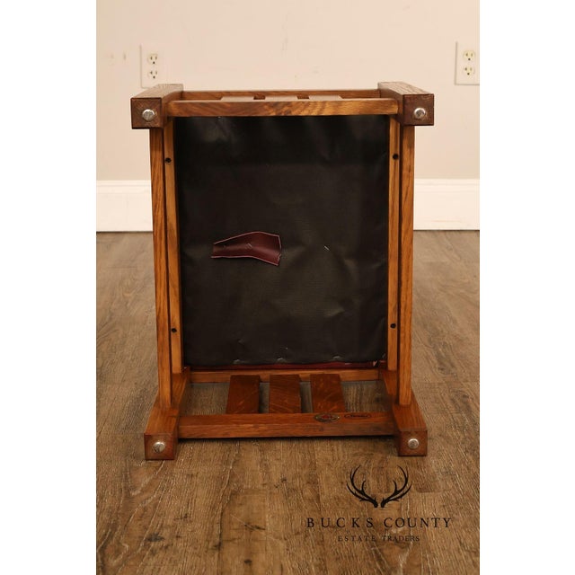 Wood Stickley Mission Collection Oak Spindle Coffee Table For Sale - Image 7 of 18